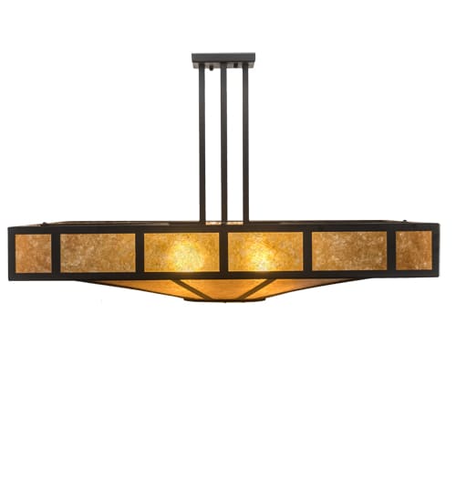 Mission Prime 4 Light 43" Wide Semi-Flush Square Ceiling Fixture