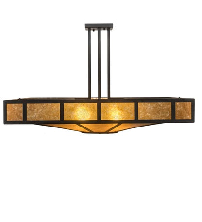 Mission Prime 4 Light 43" Wide Semi-Flush Square Ceiling Fixture