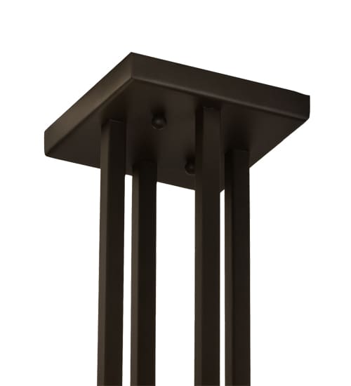 Mission Prime 4 Light 43" Wide Semi-Flush Square Ceiling Fixture