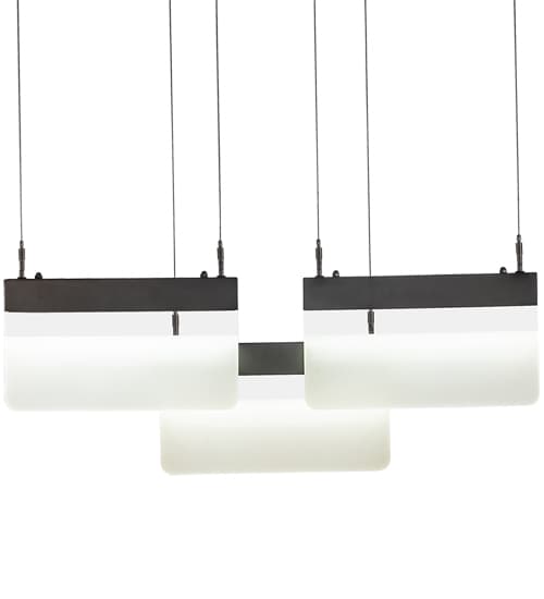3 Light 8" Wide Multi Light Pendant