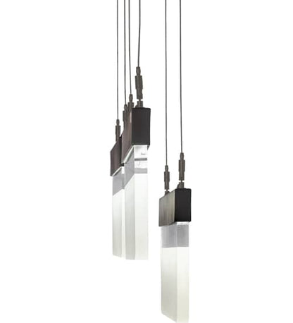 3 Light 8" Wide Multi Light Pendant