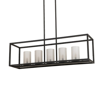 Meyda Tiffany 5 Light 48" Wide Pillar Candle Linear Pendant