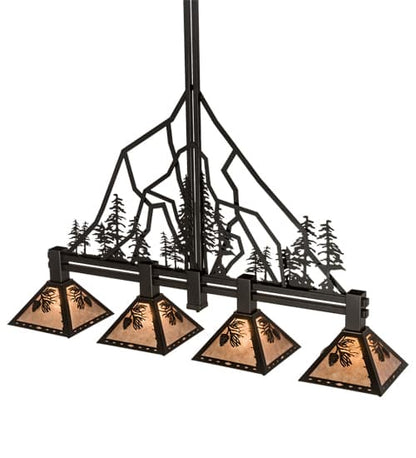 4 Light 60" Wide Linear Pendant