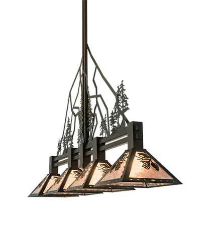 4 Light 60" Wide Linear Pendant