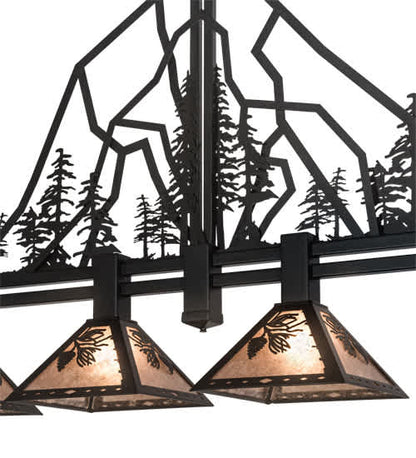 4 Light 60" Wide Linear Pendant