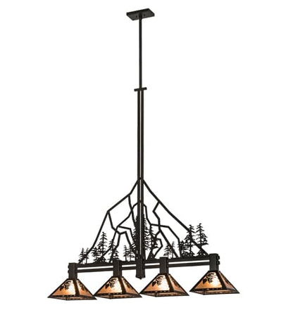 4 Light 60" Wide Linear Pendant