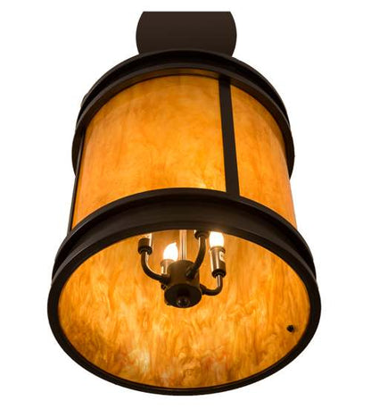 Wyant 4 Light 15" Wide Semi-Flush Ceiling Fixture - Timeless Bronze Finish