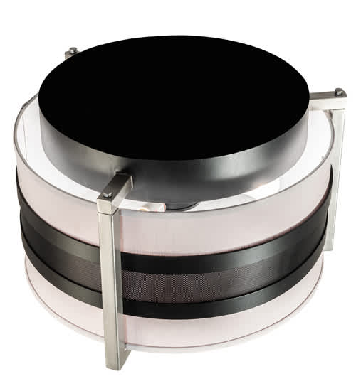 Nathan 3 Light 24" Wide Semi-Flush Drum Ceiling Fixture