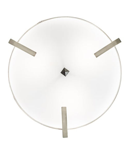 Nathan 3 Light 24" Wide Semi-Flush Drum Ceiling Fixture