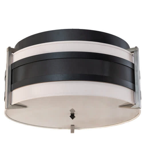 Nathan 6 Light 36" Wide Semi-Flush Drum Ceiling Fixture