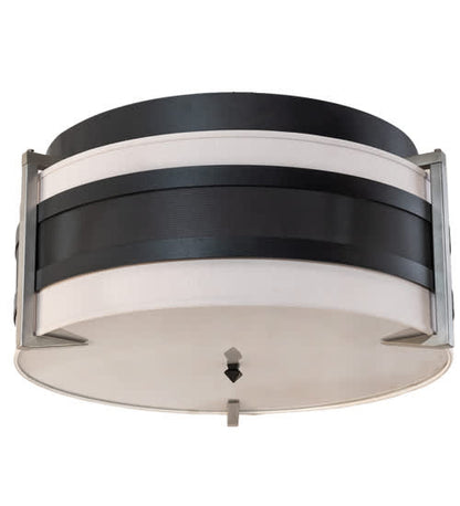 Nathan 6 Light 36" Wide Semi-Flush Drum Ceiling Fixture
