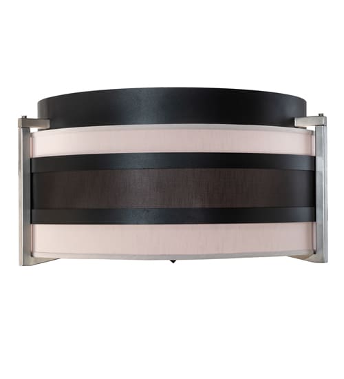 Nathan 6 Light 36" Wide Semi-Flush Drum Ceiling Fixture