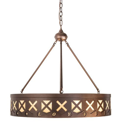 6 Light 30" Wide Pendant