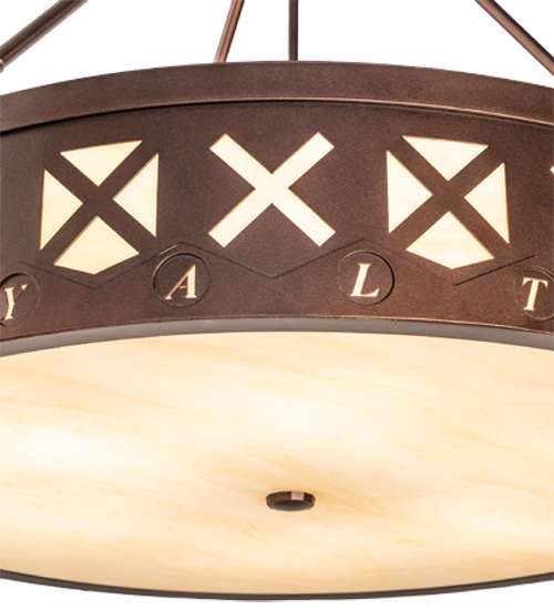 6 Light 30" Wide Pendant