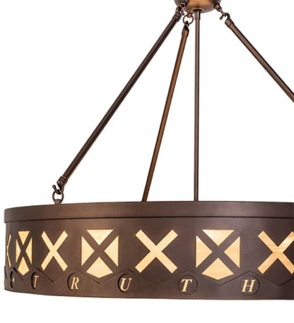 6 Light 30" Wide Pendant