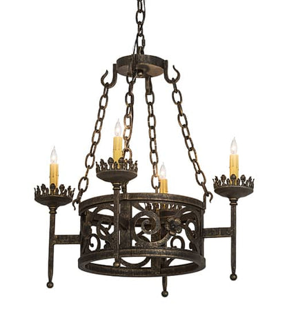 Majella 4 Light 24" Wide Taper Candle Style Chandelier