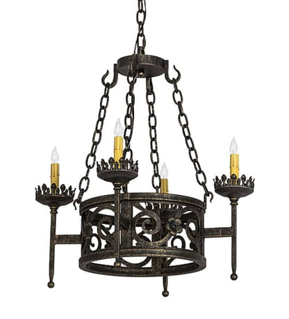 Majella 4 Light 24" Wide Taper Candle Style Chandelier