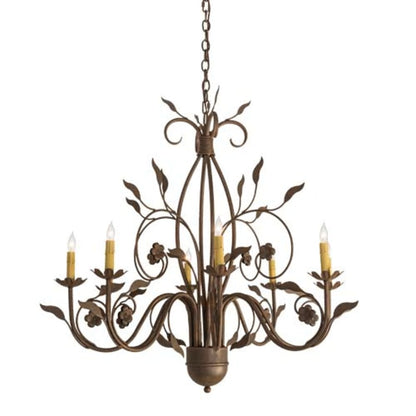 Meyda Tiffany Bordeaux 8 Light 36" Wide Taper Candle Style Chandelier