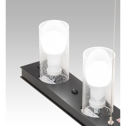 Meyda Tiffany 6 Light 44" Wide Pillar Candle Linear Pendant