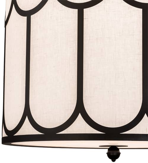 6 Light 30" Wide Pendant