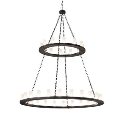 Meyda Tiffany Loxley 36 Light 72" Wide Ring Chandelier