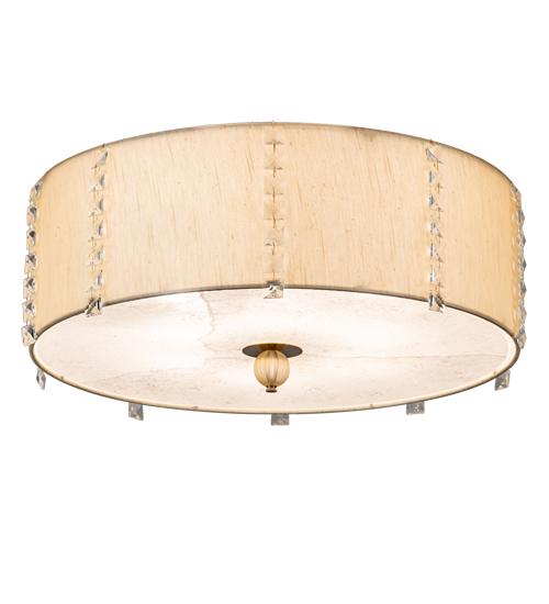 Cilindro Lujoso 6 Light 25" Wide Semi-Flush Drum Ceiling Fixture