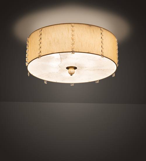 Cilindro Lujoso 6 Light 25" Wide Semi-Flush Drum Ceiling Fixture