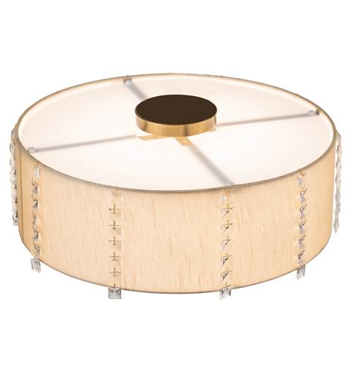 Cilindro Lujoso 6 Light 25" Wide Semi-Flush Drum Ceiling Fixture