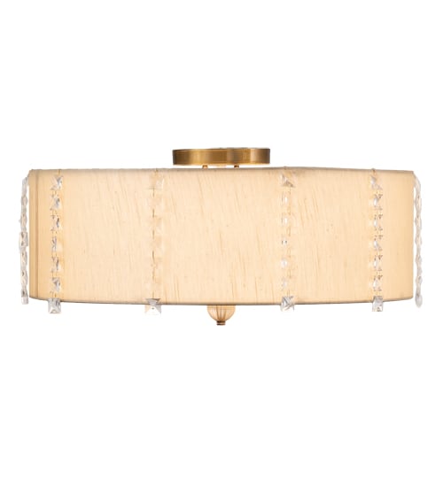 Cilindro Lujoso 6 Light 25" Wide Semi-Flush Drum Ceiling Fixture