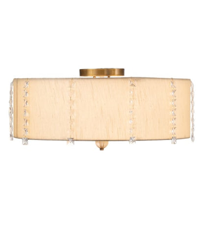 Cilindro Lujoso 6 Light 25" Wide Semi-Flush Drum Ceiling Fixture
