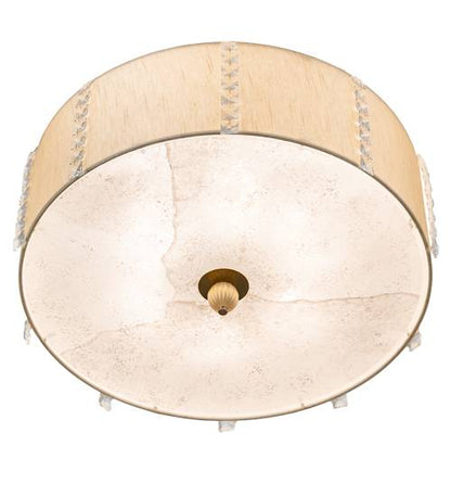 Cilindro Lujoso 6 Light 25" Wide Semi-Flush Drum Ceiling Fixture