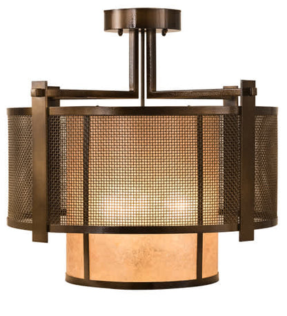 Cilindro 3 Light 30" Wide Semi-Flush Ceiling Fixture