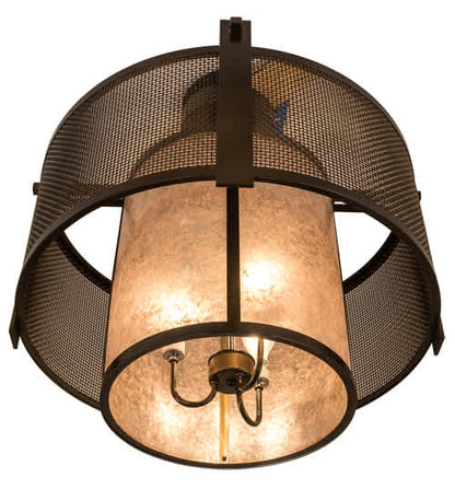 Cilindro 3 Light 30" Wide Semi-Flush Ceiling Fixture