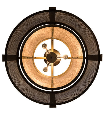 Cilindro 3 Light 30" Wide Semi-Flush Ceiling Fixture