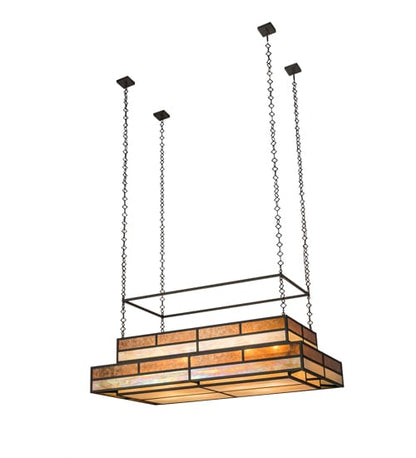 12 Light 72" Wide Linear Pendant
