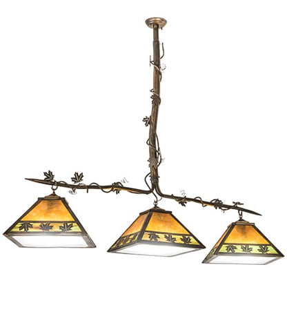 3 Light 66" Wide Linear Pendant