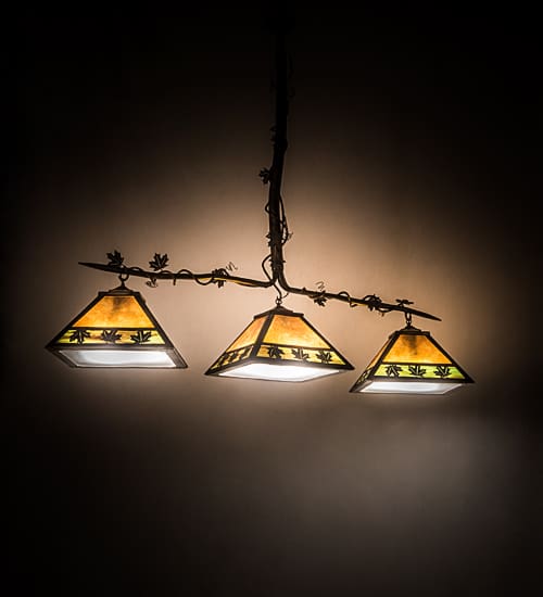 3 Light 66" Wide Linear Pendant
