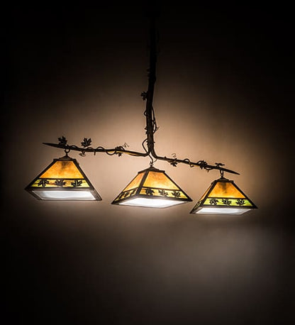 3 Light 66" Wide Linear Pendant