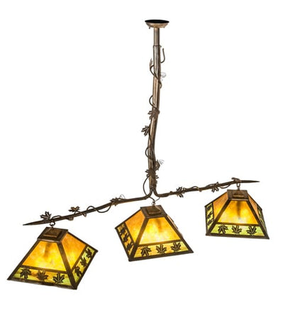 3 Light 66" Wide Linear Pendant