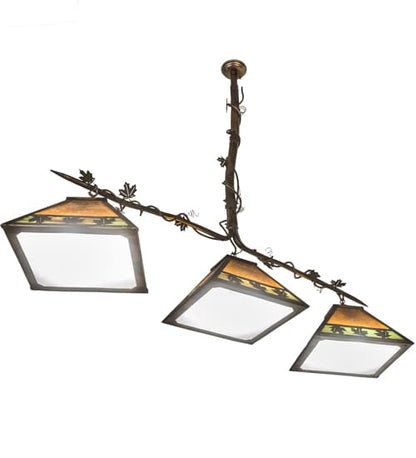 3 Light 66" Wide Linear Pendant