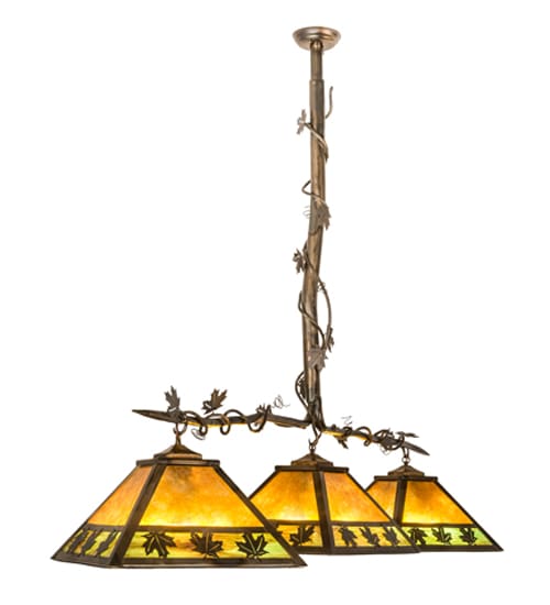 3 Light 66" Wide Linear Pendant