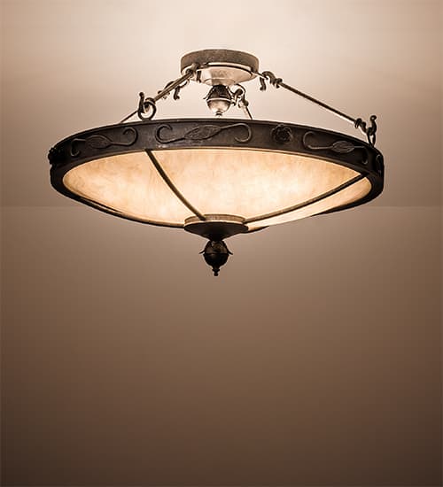 Arabesque 4 Light 26" Wide Semi-Flush Bowl Ceiling Fixture