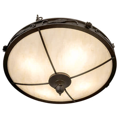 Arabesque 4 Light 26" Wide Semi-Flush Bowl Ceiling Fixture