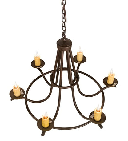 Octavia 6 Light 36" Wide Taper Candle Style Chandelier