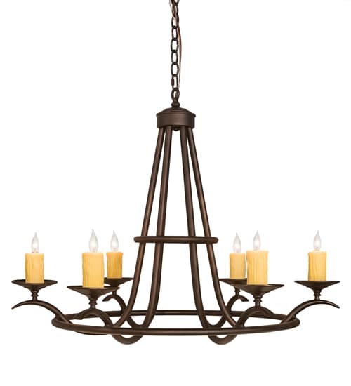 Octavia 6 Light 36" Wide Taper Candle Style Chandelier