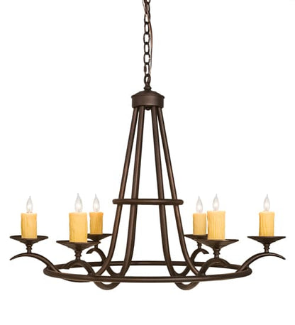 Octavia 6 Light 36" Wide Taper Candle Style Chandelier