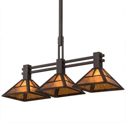 3 Light 40" Wide Linear Pendant