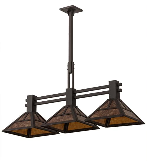 3 Light 40" Wide Linear Pendant