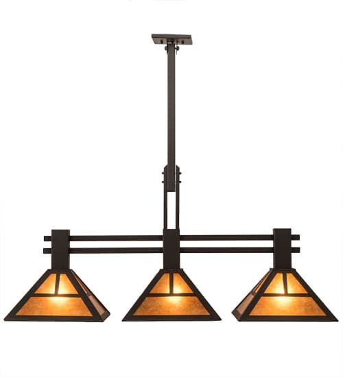 3 Light 40" Wide Linear Pendant