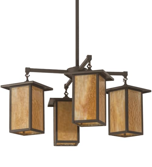 Roylance 4 Light 33" Wide Chandelier